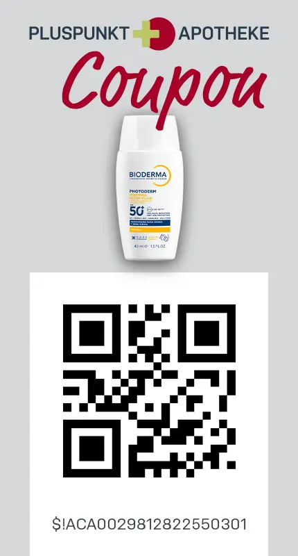 Pluspunkt Apotheke E-Coupon 3 € Bioderma Coupon